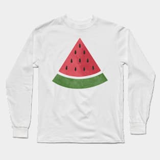 Watermelon Slice Long Sleeve T-Shirt